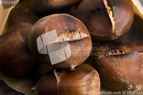 Image of Delicious roasted chestnuts