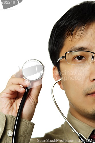 Image of Doctor and stethoscope