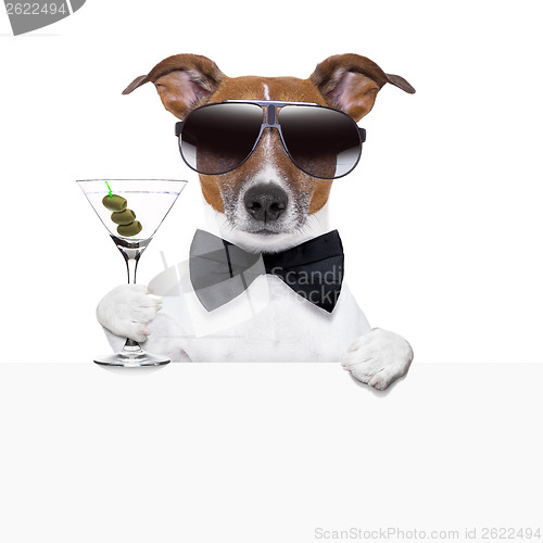 Image of funny cocktail dog banner