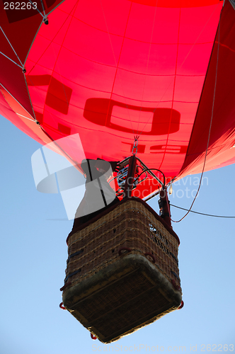 Image of Man and hot air balloon