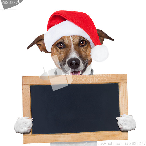 Image of christmas banner placeholder dog