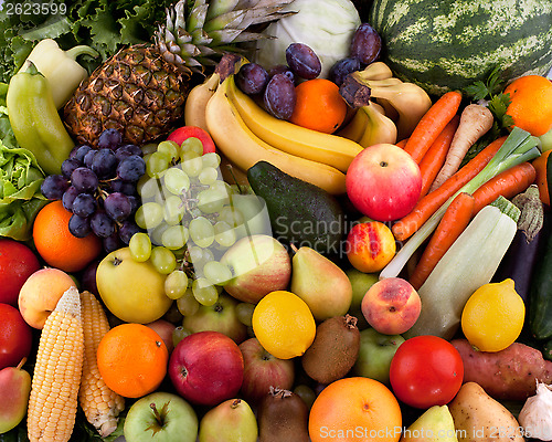 Image of Vegetables and fruits