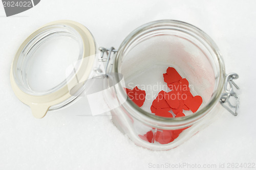 Image of Hearts in Jar