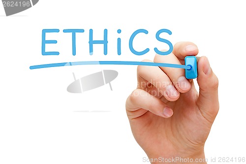 Image of Ethics Blue Marker