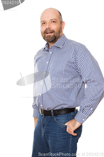 Image of bearded smiling man