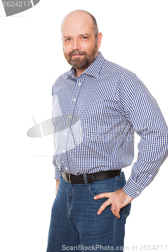 Image of bearded smiling man