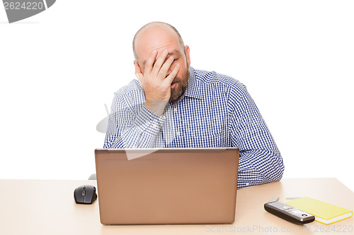 Image of depressed man