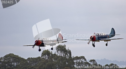 Image of Yak-52's landing