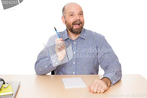 Image of man with an idea