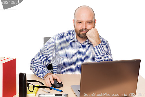 Image of bored man