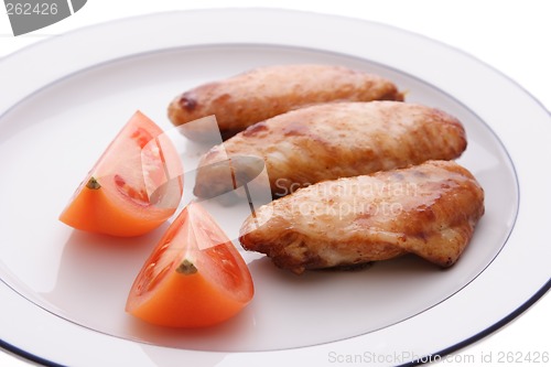 Image of Cooked Chicken Wings