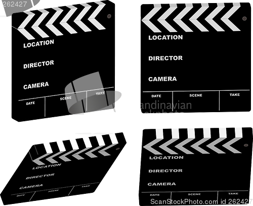 Image of film clapper variation