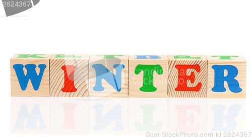 Image of Cubes with letters