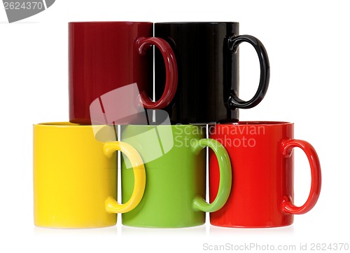 Image of Colorful cups