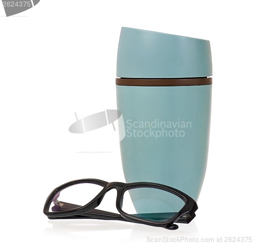 Image of Plastic thermos