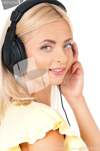 Image of Woman with headphones