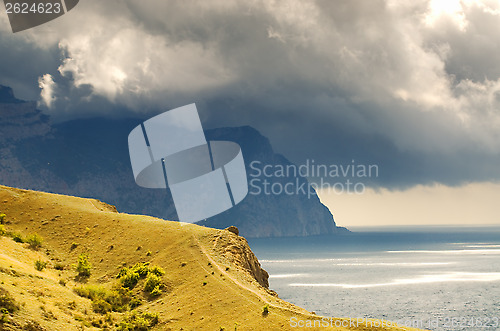 Image of mountains and the sea