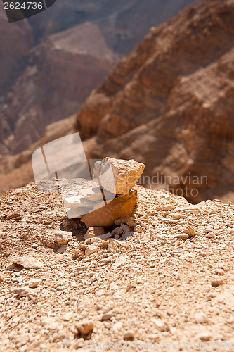 Image of Mountains in stone desert nead Dead Sea
