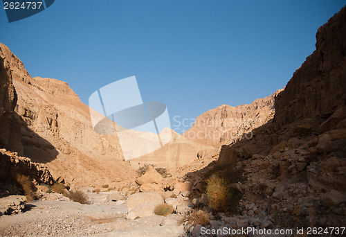 Image of Mountains in stone desert nead Dead Sea