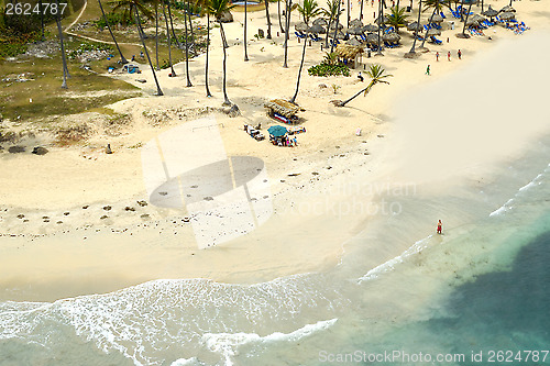 Image of Paradise beach in caribbean