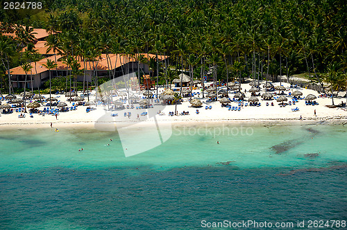 Image of Exotic beach from above