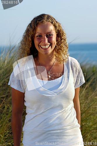 Image of Young woman smiling