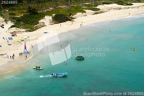 Image of Paradise beach in caribbean