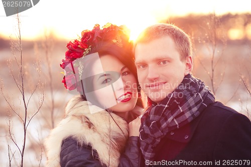 Image of Valentine's day happy couple