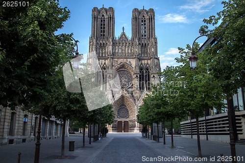Image of Cathedral Notre Dame in Reims, France