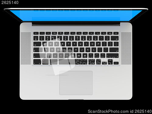 Image of Laptop with white screen