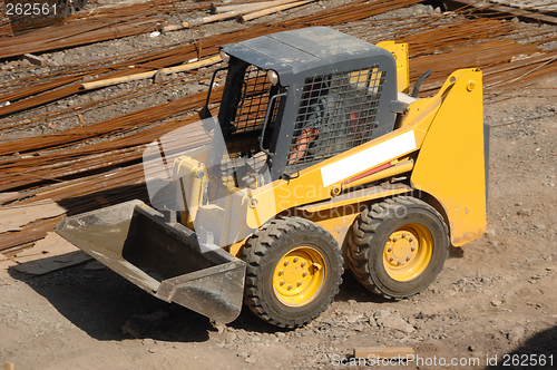 Image of Yellow earth mover