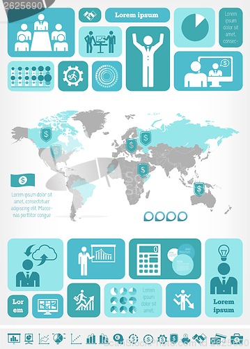 Image of Social Media Infographic Template.