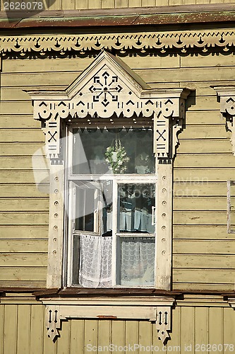Image of  carved window
