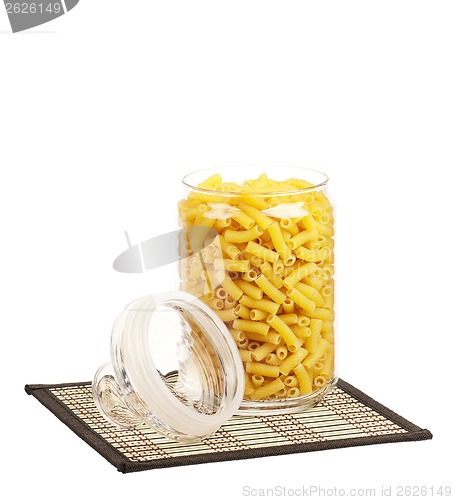 Image of Pasta in glass pot