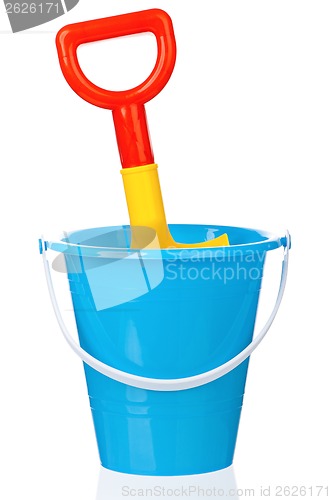 Image of Toy bucket and spade