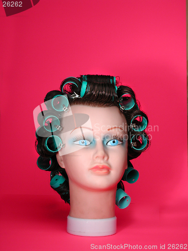 Image of Mannequin In Curlers