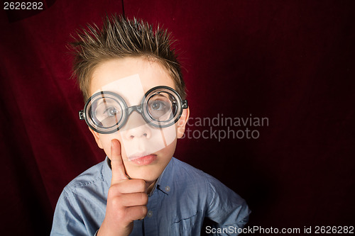 Image of Child with big glasses
