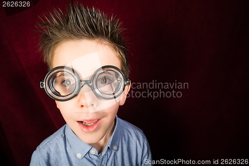 Image of Child with big glasses