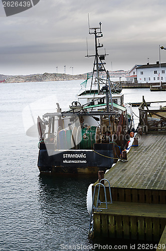 Image of Fishing boat at the dock
