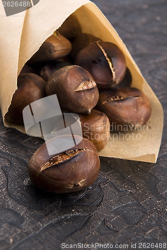 Image of Delicious roasted chestnuts