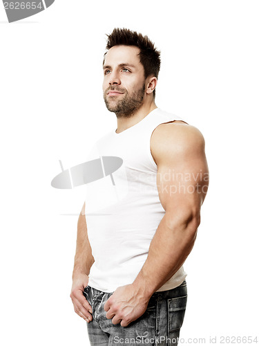 Image of bodybuilding man
