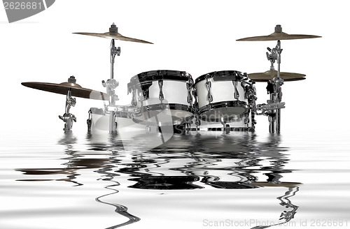 Image of sinking drum kit
