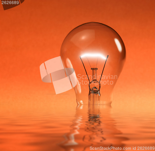 Image of sinking light bulb