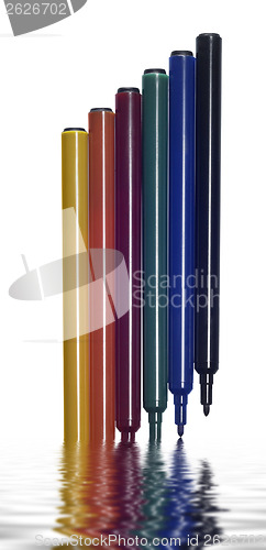 Image of dipped felt tip pens