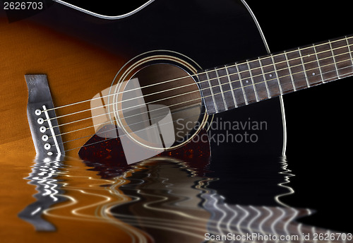 Image of Acoustic Guitar detail