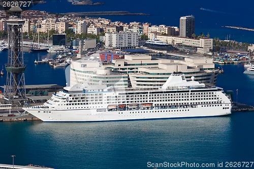 Image of Barcelona port