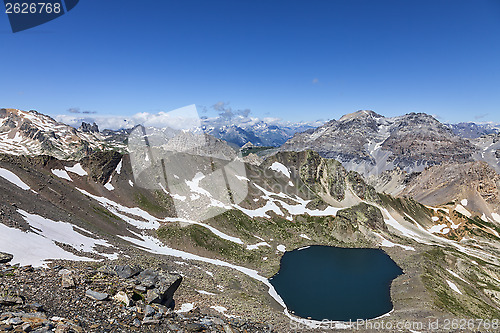 Image of Lac Blanc from Vallee de la Claree, France