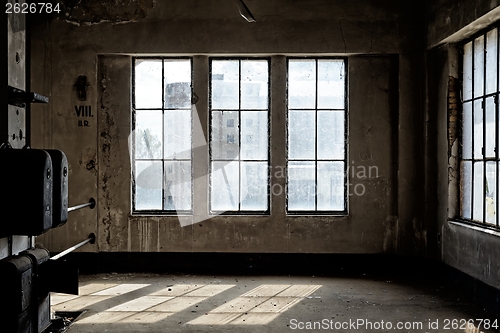 Image of Industrial interior with br light