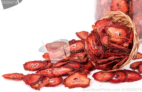 Image of dried strawberry berries