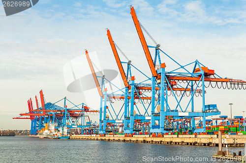 Image of Port terminal for loading and offloading ships